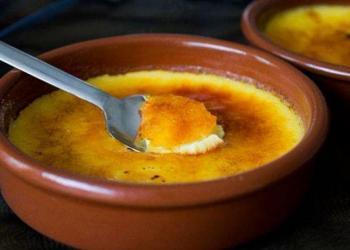 Crème brûlée parfumée à la vanille