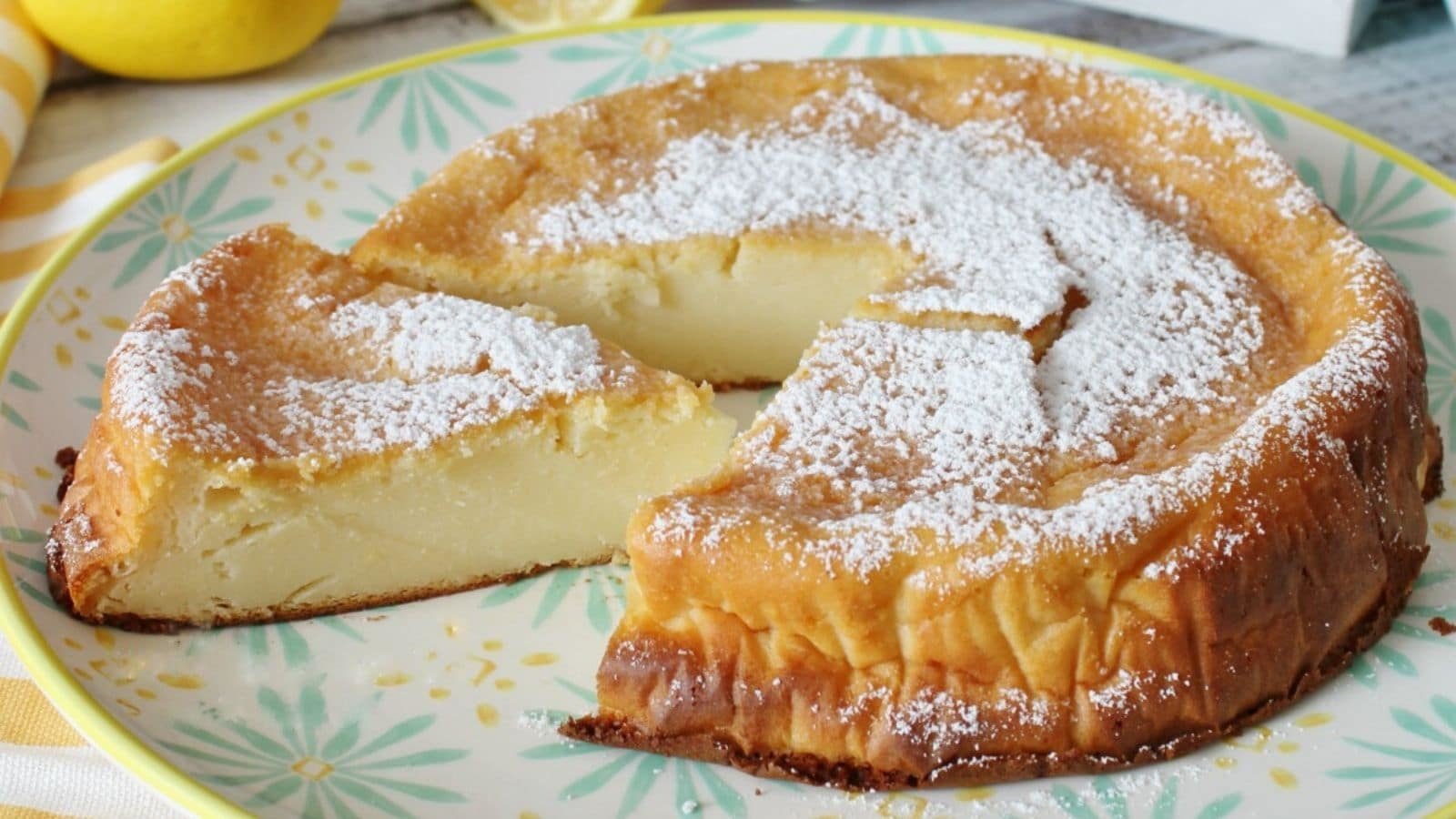 Gateau Au Citron Sans Farine Et Sans Levure Pret En 5 Minutes Recettes Faciles