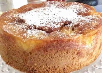 Voici le Gâteau aux pommes Coulant à souhait facile et rapide!!