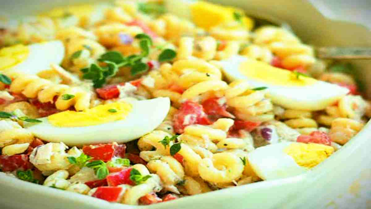 Salade de Pâtes au Thon et Mayonnaise