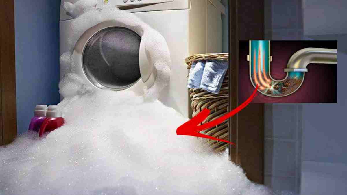 Comment nettoyer un tuyau d'évacuation de lave-linge encrassé