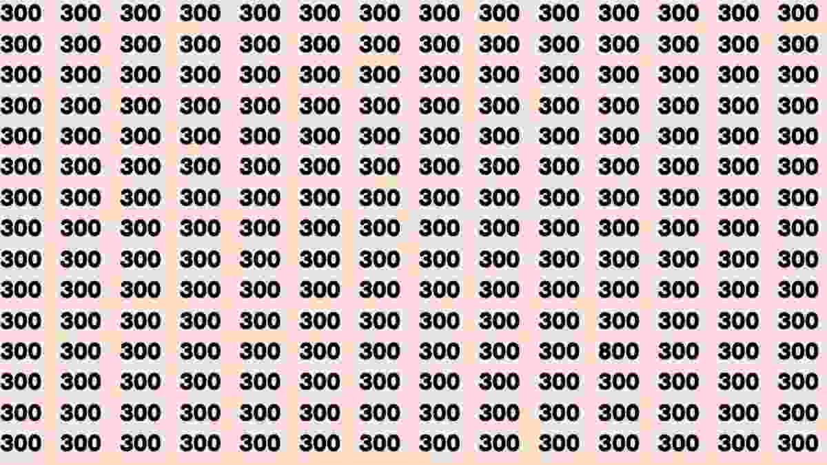 test-dobservation-cerebrale-si-vous-avez-un-oeil-daigle-trouvez-le-nombre-800-parmi-300-en-12-secondes