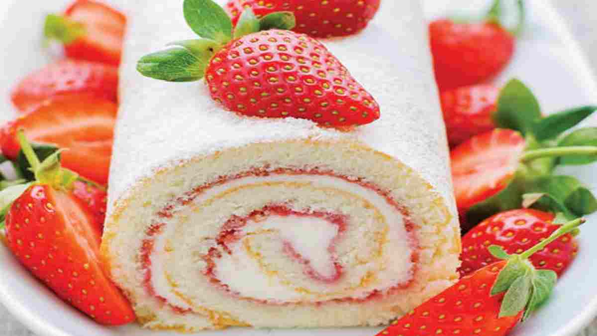 gateau-roule-aux-fraises-thermomix